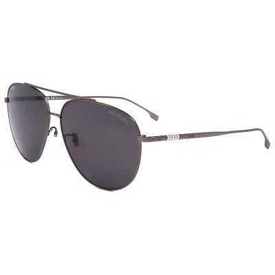 Gafas de sol Hugo Boss grises 63 mm para hombre BOSS1296-F-S-R80-63 Foto 1 de 3