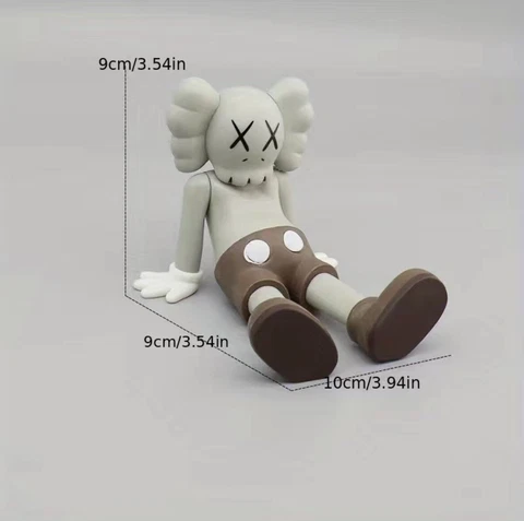 Sitting KAWS Figure + FAST FREE SHIPPING Cover