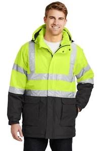 J799S Port Authority ANSI 107 Class 3 Safety Heavyweight Parka - Picture 1 of 2