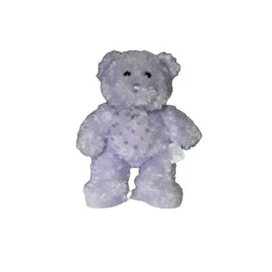 Kids Preferred Lil Ones lila Teddybär Plüsch gepunktet Schleife Stofftier Pellets - Bild 1 von 4