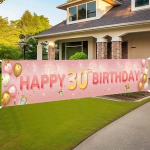 30th Birthday Decorations for Women Rose Gold 30 Birthday Party Decoration fo... - Picture 1 of 7