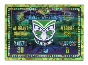 2025 Nrl Elite USA Las Vegas Case Card (CC2) WARRIORS 09/20 - Picture 1 of 2