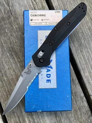 BENCHMADE USA 943 943S Osborne Clip Pt S30V Folding Knife , 2018 , NEW - Image 1 of 4
