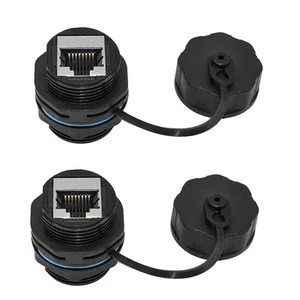 2 Stück RJ45-Koppler Zur Panelmontage, IP68-Geschirmter Industrieller Ether2891 - Afbeelding 1 van 9