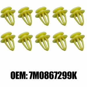10 PCS Yellow Interior Door Card Retainer Clips for Ford & For Chevrolet - Picture 1 of 8