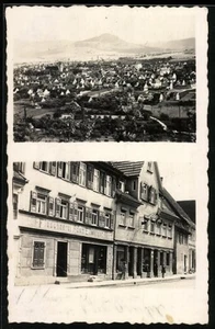 Foto-AK Kirchheim /Teck, Flaschnerei Adam Ellwanger, Dettinger Straße 29 - Picture 1 of 2