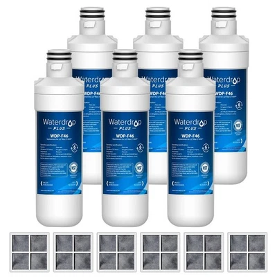 Waterdrop Plus LT1000PC NSF 401 Refrigerator Water Filter and Air Filter 6 Combo - Image 1 of 4