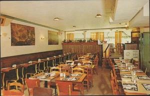 English Room Restaurant Newbury Street Boston MA. Chrom Postkarte - Bild 1 von 2