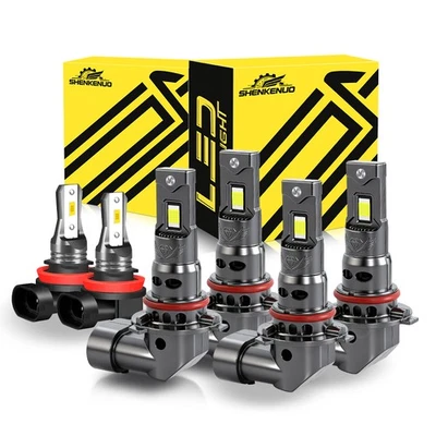 Faros antiniebla LED de 4 puertas para Toyota Matrix AWD Wagon 2009-2013 6500 k Foto 1 de 4