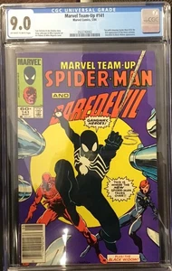 Marvel Team-Up #141 CGC 9.0 May 1984 Spider-Man Daredevil 1st App Black Costume - Picture 1 of 3