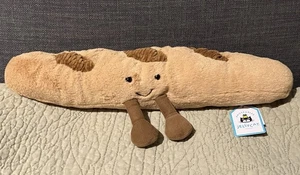 100 % AUTHENTISCHES Jellycat SAMUSEABLES BAGUETTE französisches Brot Medium ~ NEU mit Etikett - Bild 1 von 6
