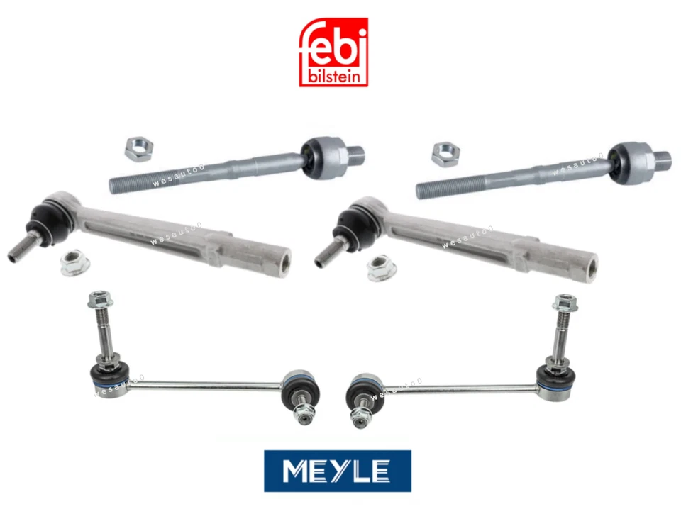 Kit de eslabones de barra estabilizadora interior exterior de varilla de amarre Lt/Rt 6 piezas OES para Porsche Cayman 06-12 Foto 1 de 1