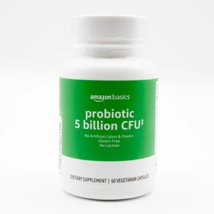 Probiotic 5 Billion CFU, 8 Probiotic strains with 60 mg Prebiotic Blend, 60 C... - Picture 1 of 6