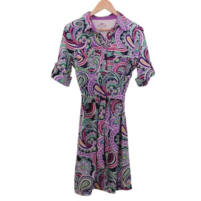 Peter Millar Short Sleeve Element Wicking 50+ UPF Dress Size Medium - Image 1 of 4