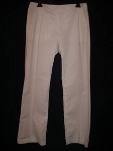 EILEEN FISHER  White Cotton Stretch Pants Slacks Trousers - S - NWT $178 - Picture 1 of 4