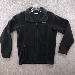 Columbia Sportswear Youth Kids Long Sleeve Full Zip Up Jacket Black Size Large L - Picture 1 of 10