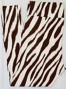 TC LuLaRoe Tall & Curvy Leggings White Dark Brown Zebra Print NWT S20 - Picture 1 of 6
