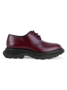 Alexander McQueen Men's Chunky Leather Oxfords - New -Size 7 (40) - Picture 1 of 5