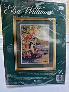 Elsa Williams JCA Kit Punto Ago Sole-Splattered Calico 6426 NUOVO Cat 10 x 14 - Foto 1 di 4
