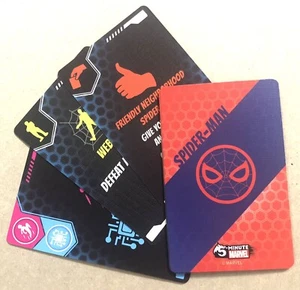 5-Minute Marvel 2016 Spin Master Replacement Part - Spider-Man Hero Cards - Picture 1 of 1
