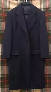 Kenzo Black Wool Long Coat - Picture 1 of 9