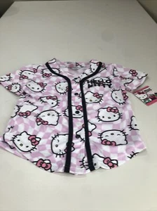 Sanrio Hello Kitty Lavender Girls Baseball Jersey Size 5/6 - Picture 1 of 4