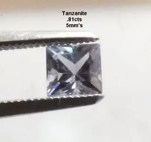 TANZANITE, .81cts, NICE VIOLET BLUE COLOR, USA SELLER, *NATURAL*, FREE SHIPPING - Picture 1 of 3