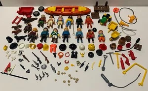 Lote De Colección Geobra Playmobile Años 80 90 Aprox 100+ Piezas Figuras Animales Acc - Imagen 1 de 4