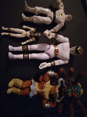Винтажный лот товаров Power Rangers Mighty Morphin Minotaur Spidertron Ninja Saban 90-е Bandai - Изображение 1 из 4