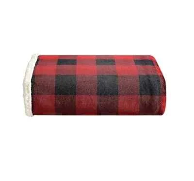 Eddie Bauer - Throw Blanket Super Soft Reversible Sherpa Flannel Bedding Ideal - Image 1 of 4