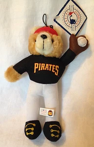 Good Stuff Pittsburgh Pirates Plush Bear with Tag - 1996-1997 - Picture 1 of 5
