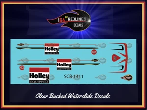 1/64 '62 Chevy Truck Custom "Holley" Decal SCR-1411 - Picture 1 of 3