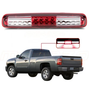Tercera luz de freno LED roja transparente lámpara de carga para 99-07 Chevy Silverado 4.3 4.8L - Imagen 1 de 12