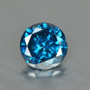 0.55Ct Master Round Cut_Vivid Blue Diamond Fancy Loose Diamond - Picture 1 of 1