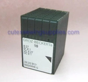 100 Groz-Beckert B27 DCX27 Ball Point Overlock Sewing Machine Needles - Picture 1 of 1