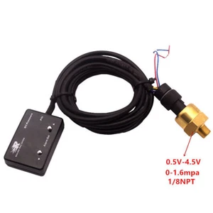 1/8 NPT New Pressure Meter Oil Pressure Gauge Oil Press Guage With Sensor US BL - Picture 1 of 7