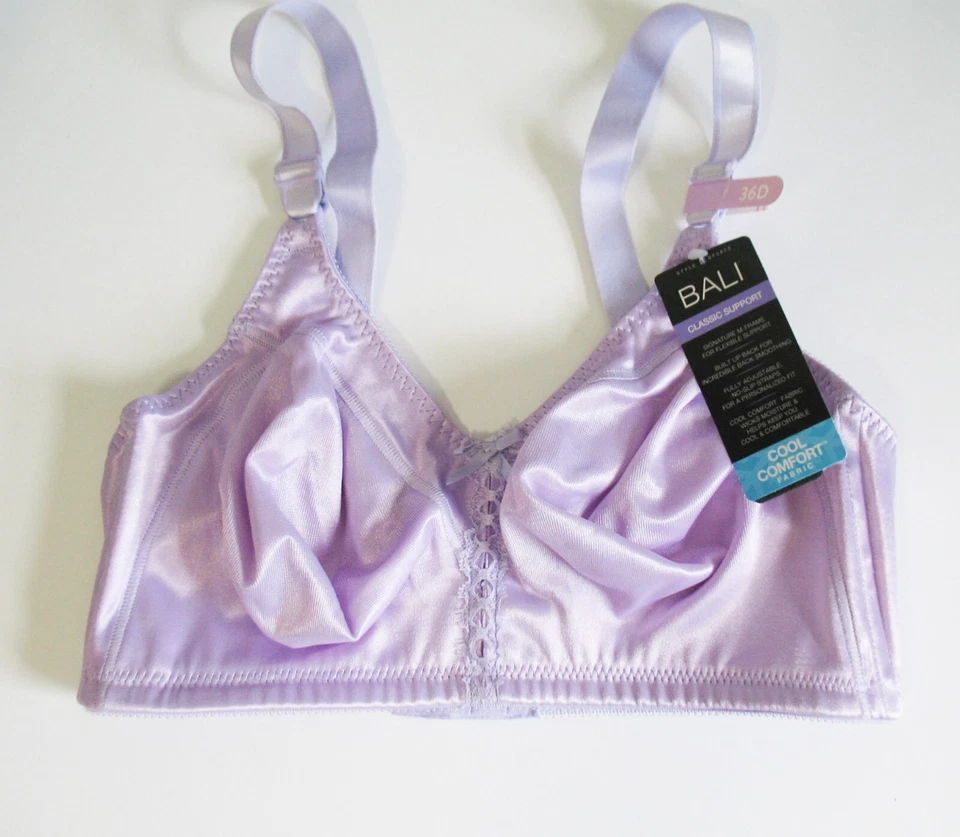 Sujetador Bali para mujer doble soporte sin cables Morning Orchid DF3820 talla 36D - nuevo con etiquetas Foto 1 de 1