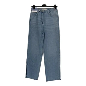 Pantalones de mezclilla para dama Next Bleach mezcla Tencel tiro alto pierna ancha 12L; precio de venta sugerido por el fabricante 40 EUR £ - Imagen 1 de 9