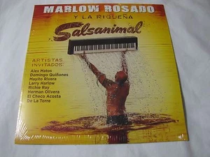 Salsanimal - Marlow Rosado Y La Riqueña - Limited Edition Black Vinyl - Foto 1 di 2