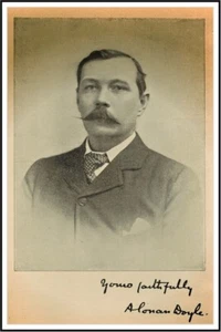 Arthur Conan Doyle Firmado Preimpreso A4 - Foto (Copia del original) - Imagen 1 de 3