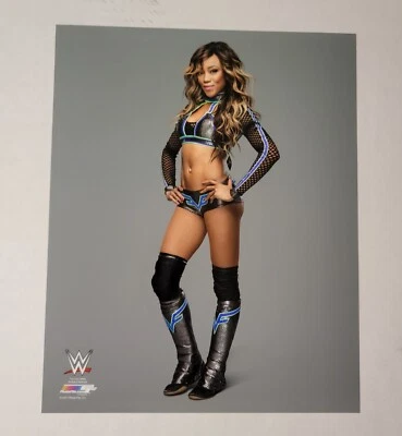 Fotografía oficial Alicia Fox WWE 8x10 archivo de fotos Divas estudio raro Foto 1 de 2