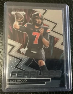 2023 Panini Prizm Draft Picks CJ STROUD Fearless Rookie Card- #F-17 OSU-Texans - Picture 1 of 2