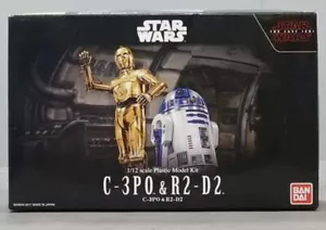 Bandai Star Wars Gli Ultimi Jedi C-3PO R2-D2 Scala 1/12 Plastica Model Kit Giappone - Foto 1 di 2