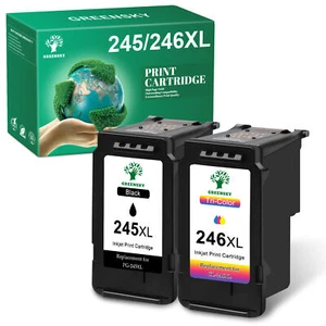 PG-245 XL CL-246 XL Ink Cartridge for Canon PIXMA MG2522 MX490 MX492 TS3322 lot - Picture 1 of 10