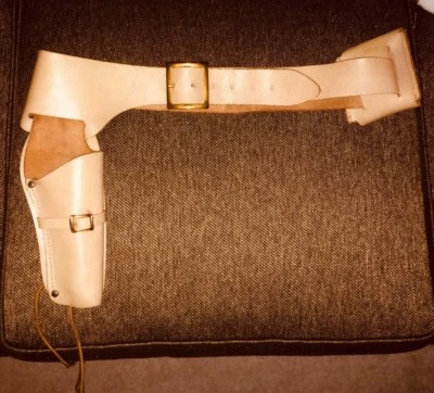 Vintage Leather Pistol Ammo Belt & Holster - 1962 COLT FRONTIER SCOUT .22 - Image 1 of 4