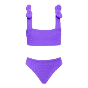 NWOT Beach Riot Little Stella Two Pieces Ultra Violet Terry Size 13/14 Big Kids - Picture 1 of 14
