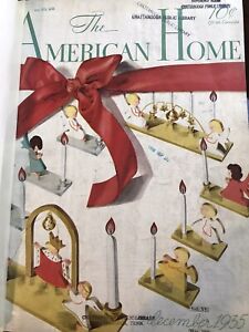 American Home Magazine décembre 1935 - mai 1936 • relié bibliothèque • belles annonces