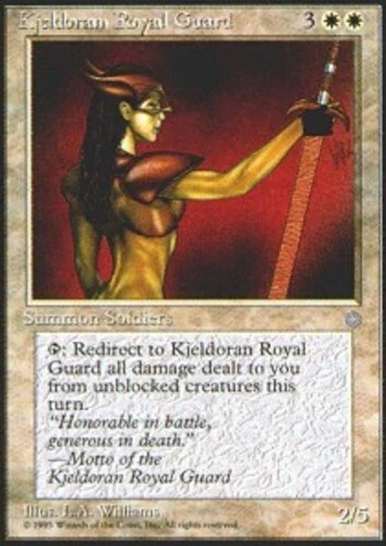 Kjeldoran Royal Guard ~ Heavily Played Ice Age MTG Magic UltimateMTG White Card - Image 1 of 1