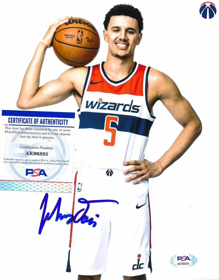 Johnny Davis Washington Wizards Autographed 8x10 Photo PSA/DNA Certified - Image 1 of 1