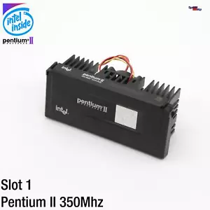 CPU Intel Pentium 2 II 350MHZ Processor SLOT1 80523PY350512PE 80523PY350512P - Picture 1 of 3